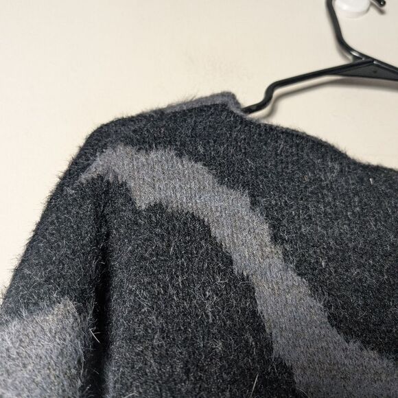 Anthropologie Monochrome Abstract Poncho - Picture 3 of 8